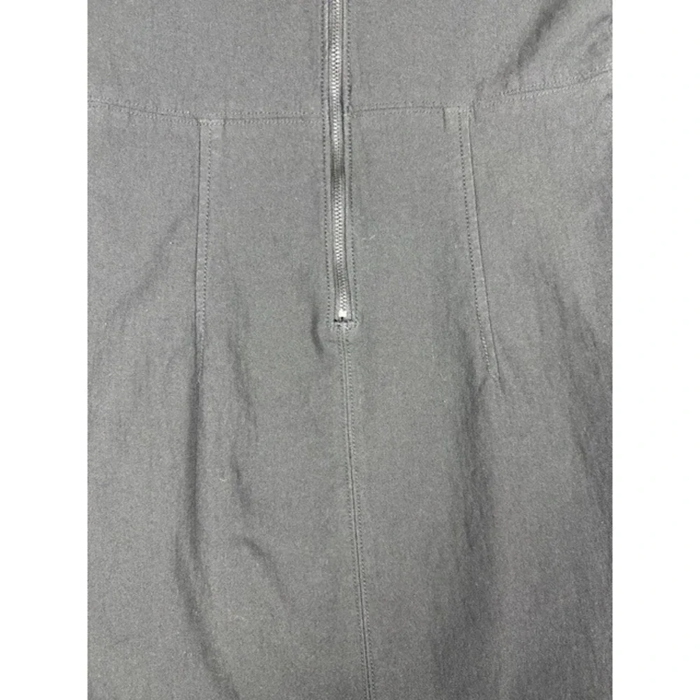 Free People Dress Womens Small Black Denim Mini Sweetheart Cap Sleeve Bodycon